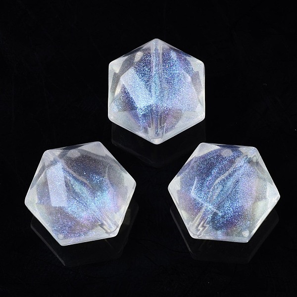 PandaHall Transparent Acrylic Beads, Glitter Powder, Hexagon, Clear, 15x14x9mm, Hole: 1.5mm Acrylic Hexagon Clear
PandaHall Transparent Acrylic Beads, Glitter Powder, Hexagon, Clear, 15x14x9mm, Hole: 1.5mm Acrylic Hexagon Clear