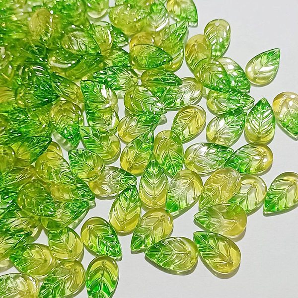 PandaHall Handmade Lampwork Pendants, Leaf Charm, Green Yellow, 18x11mm Lampwork Leaf
PandaHall Handmade Lampwork Pendants, Leaf Charm, Green Yellow, 18x11mm Lampwork Leaf