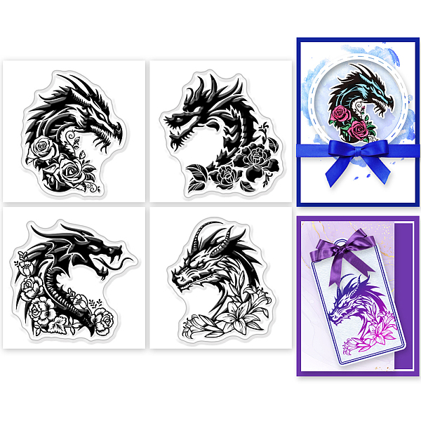 PandaHall GLOBLELAND 4Pcs Mini Dragon Flowers Clear Stamps for DIY Scrapbooking Silicone Stamp Seals Transparent Stamps for Cards Making...
PandaHall GLOBLELAND 4Pcs Mini Dragon Flowers Clear Stamps for DIY Scrapbooking Silicone Stamp Seals Transparent Stamps for Cards Making...