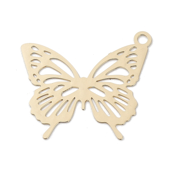 PandaHall Brass Filigree Pendants, Butterfly Charm, Light Gold, 16.5x18.5x0.2mm, Hole: 1.4mm Brass Butterfly
PandaHall Brass Filigree Pendants, Butterfly Charm, Light Gold, 16.5x18.5x0.2mm, Hole: 1.4mm Brass Butterfly