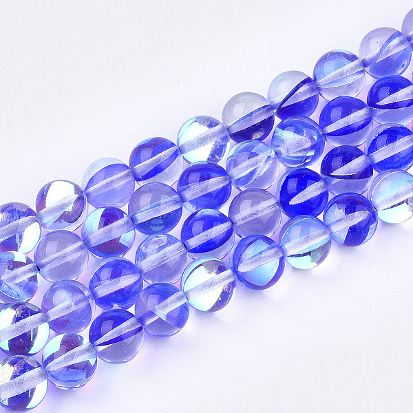 PandaHall Synthetic Moonstone Beads Strands, Holographic Beads, Dyed, Round, Mauve, 8mm, Hole: 0.7mm, 48pcs/strand, 15 inch Moonstone Round..., Purple
PandaHall Synthetic Moonstone Beads Strands, Holographic Beads, Dyed, Round, Mauve, 8mm, Hole: 0.7mm, 48pcs/strand, 15 inch Moonstone Round..., Purple