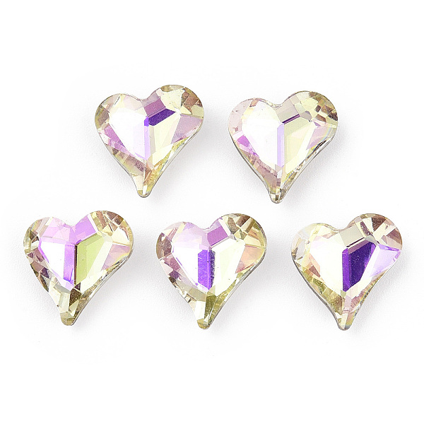 PandaHall K9 Glass Rhinestone Cabochons, Pointed Back & Back Plated, Faceted, Heart, Jonquil, 13x12x4.5mm Glass Rhinestone Heart Yellow
PandaHall K9 Glass Rhinestone Cabochons, Pointed Back & Back Plated, Faceted, Heart, Jonquil, 13x12x4.5mm Glass Rhinestone Heart Yellow