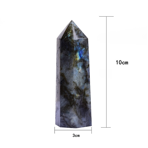 PandaHall Point Tower Natural Labradorite Home Display Decoration, Healing Stone Wands, for Reiki Chakra Meditation Therapy Decos, Hexagon...
PandaHall Point Tower Natural Labradorite Home Display Decoration, Healing Stone Wands, for Reiki Chakra Meditation Therapy Decos, Hexagon...