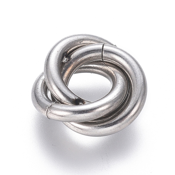 PandaHall 304 Stainless Steel Linking Rings, Interlocking Ring, for Necklace Making, Stainless Steel Color, 13.5x12x4.5mm, Ring: 10x2mm...
PandaHall 304 Stainless Steel Linking Rings, Interlocking Ring, for Necklace Making, Stainless Steel Color, 13.5x12x4.5mm, Ring: 10x2mm...