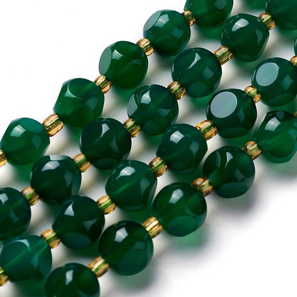 PandaHall Natural Green Onyx Agate Beads Strands, with Seed Beads, Dyed & Heated, Six Sided Celestial Dice, 7.5~8x7.5~8x7.5~8mm, Hole: 0.5mm...
PandaHall Natural Green Onyx Agate Beads Strands, with Seed Beads, Dyed & Heated, Six Sided Celestial Dice, 7.5~8x7.5~8x7.5~8mm, Hole: 0.5mm...
