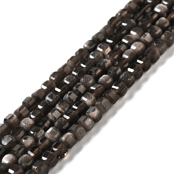 PandaHall Natural Silver Sheen Obsidian Beads Strands, Faceted, Cube, 3x3x3mm, Hole: 0.6mm, about 135pcs/strand, 15.35''(39cm) Obsidian Cube
PandaHall Natural Silver Sheen Obsidian Beads Strands, Faceted, Cube, 3x3x3mm, Hole: 0.6mm, about 135pcs/strand, 15.35''(39cm) Obsidian Cube