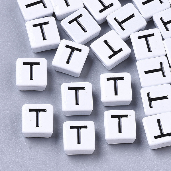 PandaHall Spray Painted Alloy Multi-Strand Links, Cadmium Free & Lead Free, For Tile Elastic Bracelets Making, Square with Letter, Letter.T..., White
PandaHall Spray Painted Alloy Multi-Strand Links, Cadmium Free & Lead Free, For Tile Elastic Bracelets Making, Square with Letter, Letter.T..., White