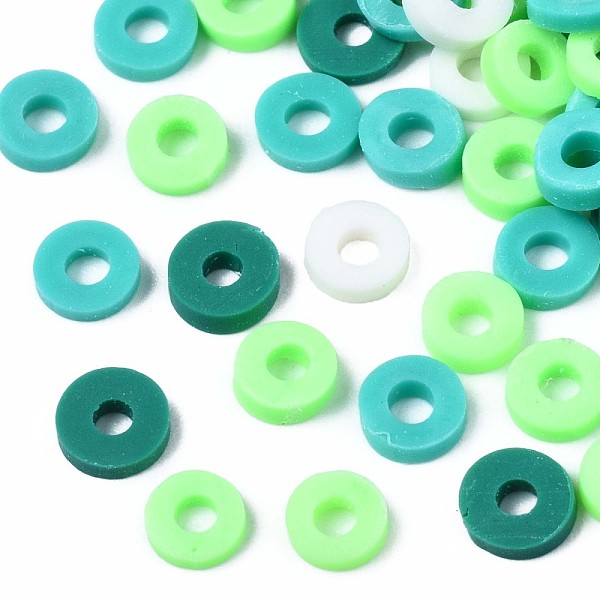 PandaHall Handmade Polymer Clay Beads, Heishi Beads, Disc/Flat Round, Mixed Color, 4x0.5~1.5mm, Hole: 1.5mm, about 66600pcs/1000g Polymer..., Multicolor
PandaHall Handmade Polymer Clay Beads, Heishi Beads, Disc/Flat Round, Mixed Color, 4x0.5~1.5mm, Hole: 1.5mm, about 66600pcs/1000g Polymer..., Multicolor