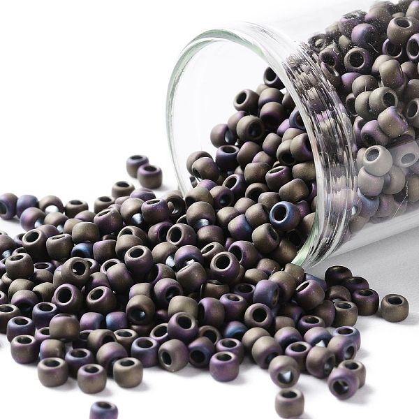 PandaHall TOHO Round Seed Beads, Japanese Seed Beads, (615) Matte Color Iris Purple, 8/0, 3mm, Hole: 1mm, about 10000pcs/pound Glass Purple
PandaHall TOHO Round Seed Beads, Japanese Seed Beads, (615) Matte Color Iris Purple, 8/0, 3mm, Hole: 1mm, about 10000pcs/pound Glass Purple