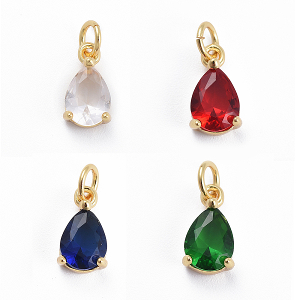 PandaHall Brass Micro Pave Cubic Zirconia Pendants, with Jump Ring, Teardrop, Golden, Mixed Color, 11.5x6.5x4mm, Hole: 3mm Brass+Cubic..., Multicolor
PandaHall Brass Micro Pave Cubic Zirconia Pendants, with Jump Ring, Teardrop, Golden, Mixed Color, 11.5x6.5x4mm, Hole: 3mm Brass+Cubic..., Multicolor