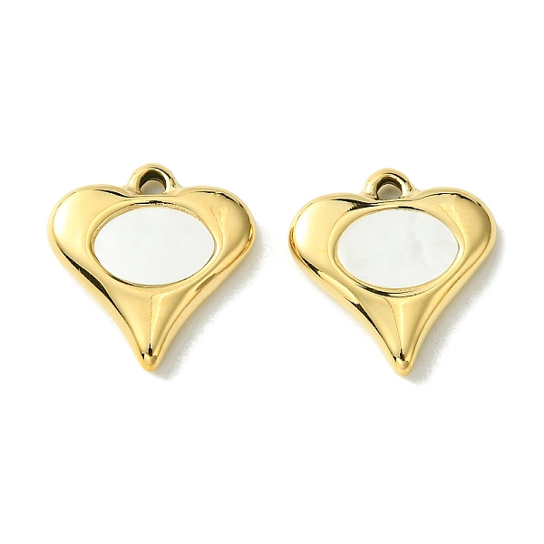 PandaHall Ion Plating(IP) 304 Stainless Steel Pave Shell Heart Charms, Valentine's Day, Real 14K Gold Plated, 14x13x2.5mm, Hole: 1.4mm Shell...
PandaHall Ion Plating(IP) 304 Stainless Steel Pave Shell Heart Charms, Valentine's Day, Real 14K Gold Plated, 14x13x2.5mm, Hole: 1.4mm Shell...