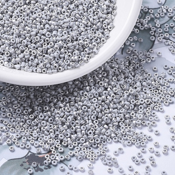 PandaHall MIYUKI Round Rocailles Beads, Japanese Seed Beads, (RR4558) Labrador Matte, 11/0, 2x1.3mm, Hole: 0.8mm, about 1111pcs/10g Glass..., Gray
PandaHall MIYUKI Round Rocailles Beads, Japanese Seed Beads, (RR4558) Labrador Matte, 11/0, 2x1.3mm, Hole: 0.8mm, about 1111pcs/10g Glass..., Gray