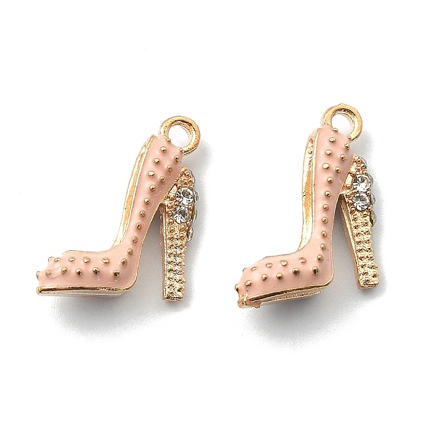 PandaHall 2Pcs Alloy Enamel Stilettos Pendants, Cadmium Free & Lead Free, with Rhinestone, High-heeled Shoes, Light Gold, Pink, 17.5x14x6mm...
PandaHall 2Pcs Alloy Enamel Stilettos Pendants, Cadmium Free & Lead Free, with Rhinestone, High-heeled Shoes, Light Gold, Pink, 17.5x14x6mm...