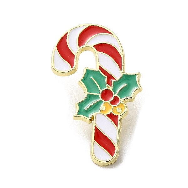 PandaHall Christmas Theme Enamel Pins, Golden Alloy Brooches for Backpack Clothes, Candy Cane, 30x18.5x1.5mm Alloy+Enamel Candy Cane
PandaHall Christmas Theme Enamel Pins, Golden Alloy Brooches for Backpack Clothes, Candy Cane, 30x18.5x1.5mm Alloy+Enamel Candy Cane