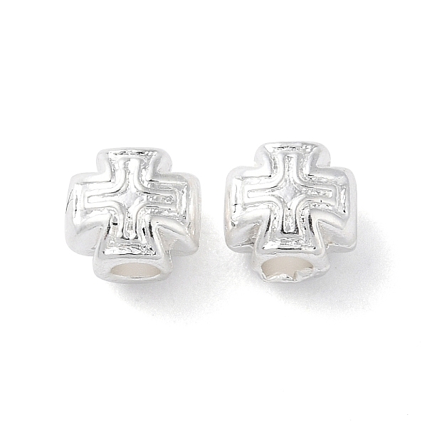PandaHall Alloy Spacer Beads, Long-Lasting Plated, Cross, Silver, 5.5x6x4.8mm, Hole: 2mm Alloy Cross
PandaHall Alloy Spacer Beads, Long-Lasting Plated, Cross, Silver, 5.5x6x4.8mm, Hole: 2mm Alloy Cross