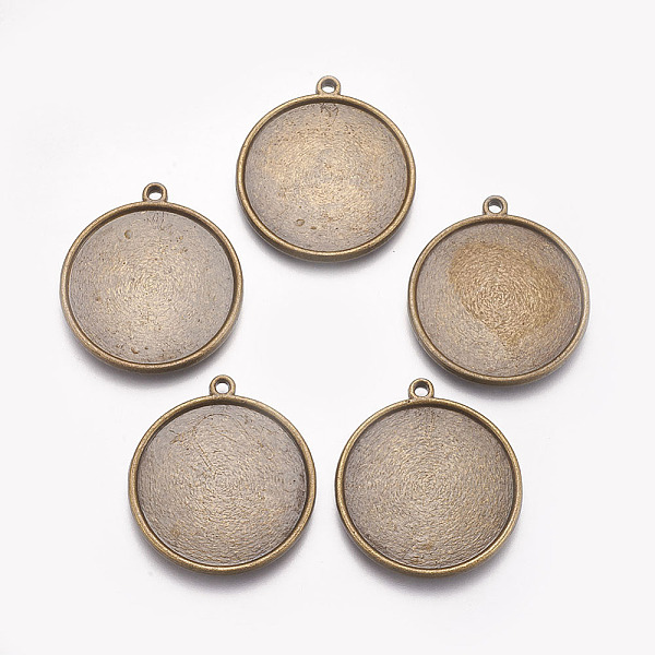 PandaHall Tibetan Style Pendant Cabochon Settings, Plain Edge Bezel Cups, Double-sided Tray, Lead Free & Cadmium Free, Antique Bronze...
PandaHall Tibetan Style Pendant Cabochon Settings, Plain Edge Bezel Cups, Double-sided Tray, Lead Free & Cadmium Free, Antique Bronze...