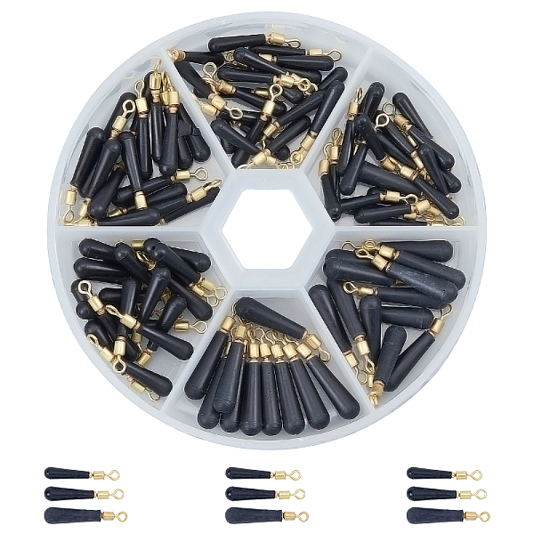 PandaHall SUPERFINDINGS 60Pcs 3 Styles Brass with Plastic Fishing Rig Floats, Fishing Accessories, for Freshwater Saltwater Fishing..., Black
PandaHall SUPERFINDINGS 60Pcs 3 Styles Brass with Plastic Fishing Rig Floats, Fishing Accessories, for Freshwater Saltwater Fishing..., Black
