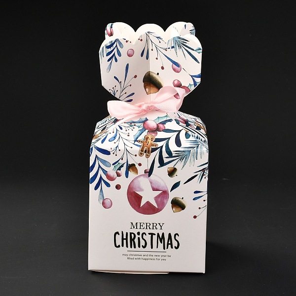 PandaHall Christmas Theme Paper Fold Gift Boxes, with Ribbon, for Presents Candies Cookies Wrapping, White, Gingerbread Man Pattern...
PandaHall Christmas Theme Paper Fold Gift Boxes, with Ribbon, for Presents Candies Cookies Wrapping, White, Gingerbread Man Pattern...