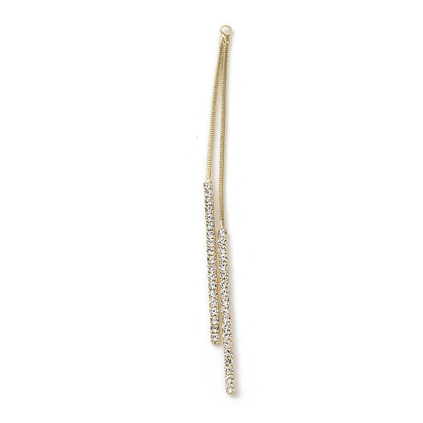 PandaHall Brass Micro Pave Clear Cubic Zirconia Big Pendants, Tassel, Real 18K Gold Plated, 74x2x1mm, Hole: 1.6mm Brass+Cubic Zirconia...
PandaHall Brass Micro Pave Clear Cubic Zirconia Big Pendants, Tassel, Real 18K Gold Plated, 74x2x1mm, Hole: 1.6mm Brass+Cubic Zirconia...