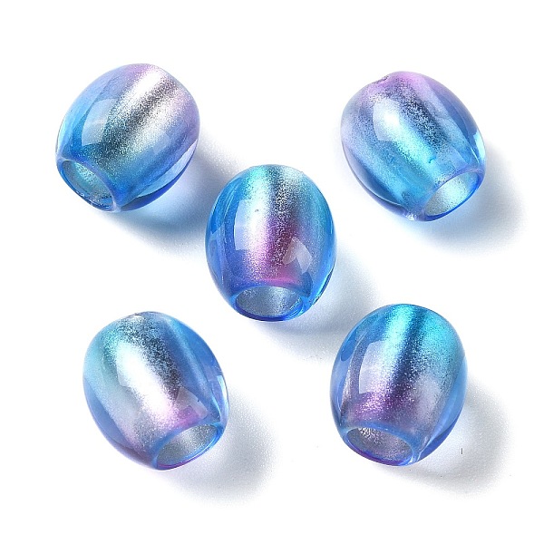 PandaHall Painted Acrylic Beads, with Glitter Powder, Oval, Deep Sky Blue, 11x11.5mm, Hole: 5mm Acrylic Oval
PandaHall Painted Acrylic Beads, with Glitter Powder, Oval, Deep Sky Blue, 11x11.5mm, Hole: 5mm Acrylic Oval