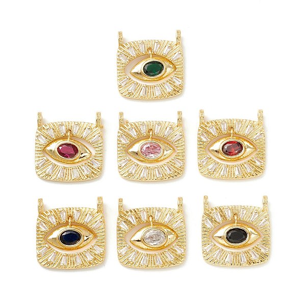 PandaHall Rack Plating Brass Cubic Zirconia Pendants, Cadmium Free & Nickel Free & Lead Free, Real 18K Gold Plated, Square, Mixed Color..., Multicolor
PandaHall Rack Plating Brass Cubic Zirconia Pendants, Cadmium Free & Nickel Free & Lead Free, Real 18K Gold Plated, Square, Mixed Color..., Multicolor