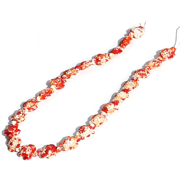 PandaHall Synthetic Turquoise Beads Strands, Dyed, Turtle, Orange Red, 17x14mm, about 23pcs/strand, 15.75''(40cm) Synthetic Turquoise Turtle
PandaHall Synthetic Turquoise Beads Strands, Dyed, Turtle, Orange Red, 17x14mm, about 23pcs/strand, 15.75''(40cm) Synthetic Turquoise Turtle
