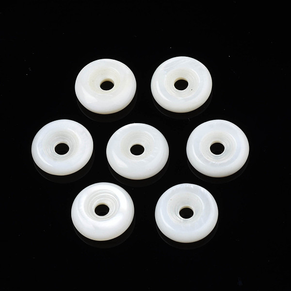 PandaHall Natural Freshwater Shell Beads, Donut/Disc, Seashell Color, 10.5x3mm, Hole: 2mm Freshwater Shell Disc
PandaHall Natural Freshwater Shell Beads, Donut/Disc, Seashell Color, 10.5x3mm, Hole: 2mm Freshwater Shell Disc