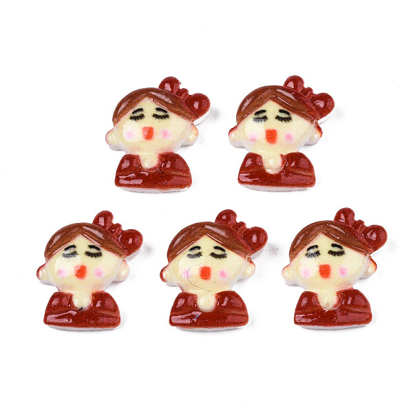 PandaHall Spray Painted Opaque Resin Cabochons, Girl, Dark Red, 12x10x3.5mm Resin Human
PandaHall Spray Painted Opaque Resin Cabochons, Girl, Dark Red, 12x10x3.5mm Resin Human