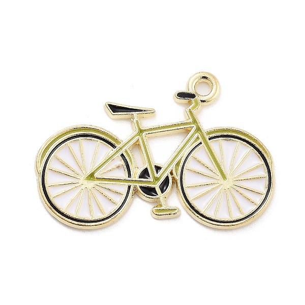 PandaHall Alloy Enamel Pendants, Cadmium Free & Lead Free, Golden, Bicycle Charm, Black, 20x28x1mm, Hole: 2mm Alloy+Enamel Bicycle Black
PandaHall Alloy Enamel Pendants, Cadmium Free & Lead Free, Golden, Bicycle Charm, Black, 20x28x1mm, Hole: 2mm Alloy+Enamel Bicycle Black