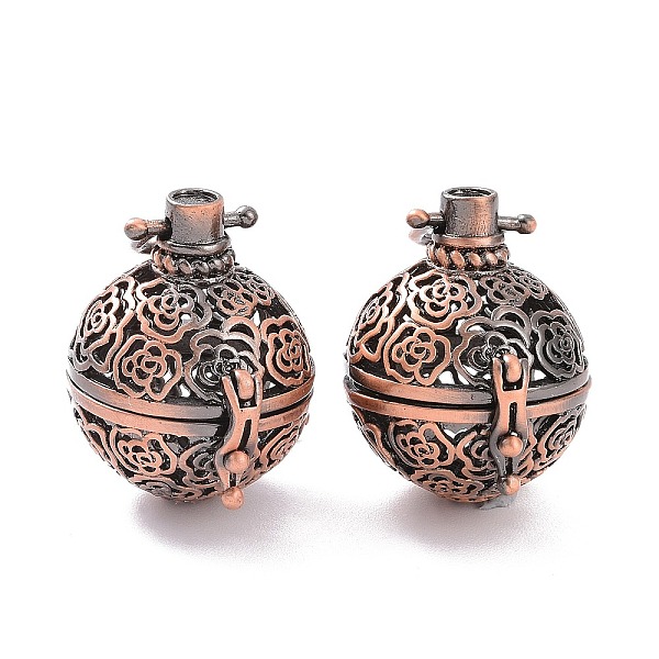 PandaHall Hollow Brass Round with Rose Cage Pendants, For Chime Ball Pendant Necklaces Making, Cadmium Free & Nickel Free & Lead Free, Red...
PandaHall Hollow Brass Round with Rose Cage Pendants, For Chime Ball Pendant Necklaces Making, Cadmium Free & Nickel Free & Lead Free, Red...