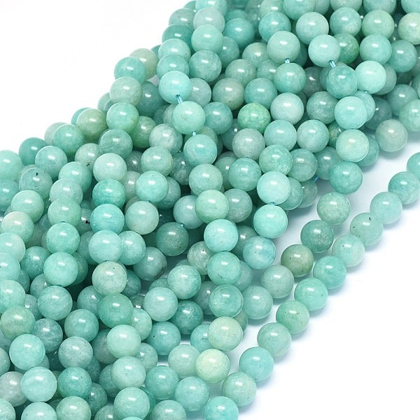 PandaHall Natural Amazonite Beads Strands, Round, 9~10mm, Hole: 0.8mm, about 40~41pcs/strand, 15.3~15.7 inch(39~40cm) Amazonite Round
PandaHall Natural Amazonite Beads Strands, Round, 9~10mm, Hole: 0.8mm, about 40~41pcs/strand, 15.3~15.7 inch(39~40cm) Amazonite Round