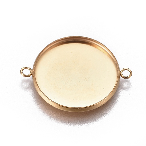 PandaHall Ion Plating(IP) 304 Stainless Steel Cabochon Connector Settings, Plain Edge Bezel Cups, Flat Round, Golden, Tray: 20mm...
PandaHall Ion Plating(IP) 304 Stainless Steel Cabochon Connector Settings, Plain Edge Bezel Cups, Flat Round, Golden, Tray: 20mm...