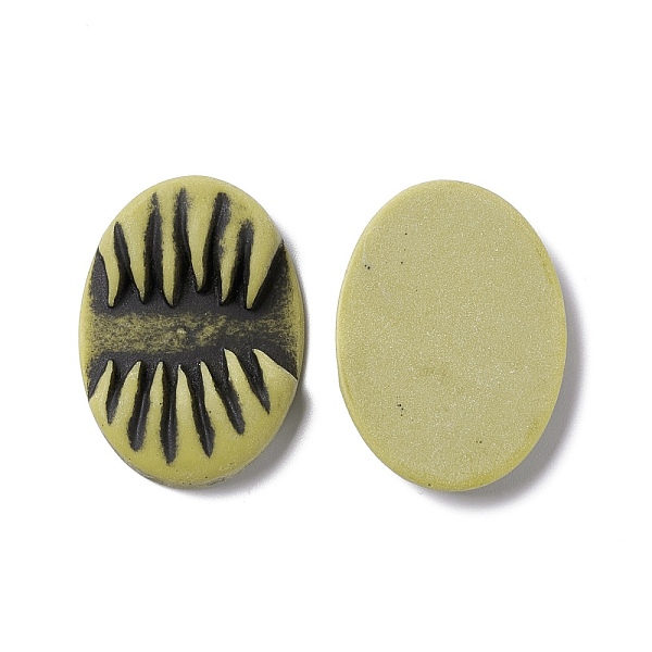 PandaHall Halloween Cameos Opaque Resin Cabochons, Oval, Gold, Tooth Pattern, 38x28x5mm Resin Body Gold
PandaHall Halloween Cameos Opaque Resin Cabochons, Oval, Gold, Tooth Pattern, 38x28x5mm Resin Body Gold