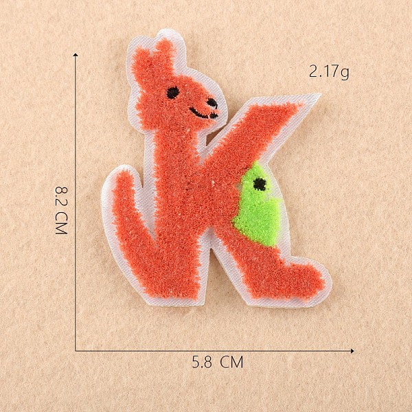 PandaHall Computerized Embroidery Cloth Iron on/Sew on Patches, Costume Accessories, Appliques, Letter, Letter.K, 8.2x5.8cm Cloth Letter K..., Red
PandaHall Computerized Embroidery Cloth Iron on/Sew on Patches, Costume Accessories, Appliques, Letter, Letter.K, 8.2x5.8cm Cloth Letter K..., Red
