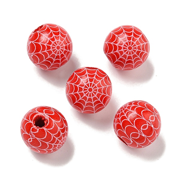 PandaHall Printed Wood European Beads, Halloween Theme Beads, Round, Red, 15.5~16mm, Hole: 4~4.5mm Wood Round Red
PandaHall Printed Wood European Beads, Halloween Theme Beads, Round, Red, 15.5~16mm, Hole: 4~4.5mm Wood Round Red