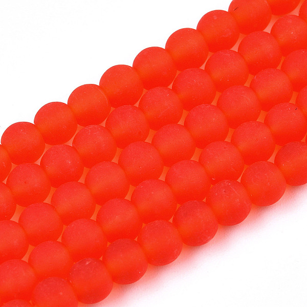 PandaHall Transparent Glass Beads Strands, Frosted, Round, Red, 4~4.5mm, Hole: 0.8mm, about 97~99pcs/strand, 14.76 inch~14.96 inch...
PandaHall Transparent Glass Beads Strands, Frosted, Round, Red, 4~4.5mm, Hole: 0.8mm, about 97~99pcs/strand, 14.76 inch~14.96 inch...