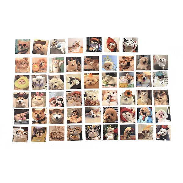 PandaHall 52Pcs 52 Styles PVC Plastic Animal Cartoon Stickers Sets, Adhesive Decals for DIY Scrapbooking, Photo Album Decoration, Dog...
PandaHall 52Pcs 52 Styles PVC Plastic Animal Cartoon Stickers Sets, Adhesive Decals for DIY Scrapbooking, Photo Album Decoration, Dog...