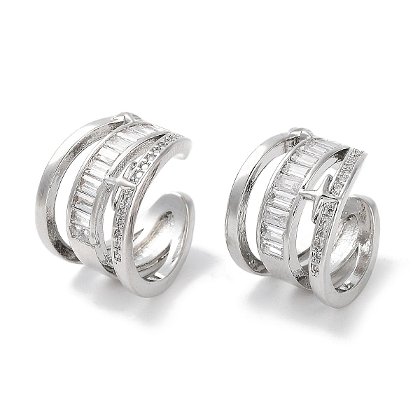 PandaHall Star Brass Micro Pave Cubic Zirconia Cuff Earrings, Three Layered Rings for Women, Long-Lasting Plated, Cadmium Free & Lead Free..., Clear
PandaHall Star Brass Micro Pave Cubic Zirconia Cuff Earrings, Three Layered Rings for Women, Long-Lasting Plated, Cadmium Free & Lead Free..., Clear