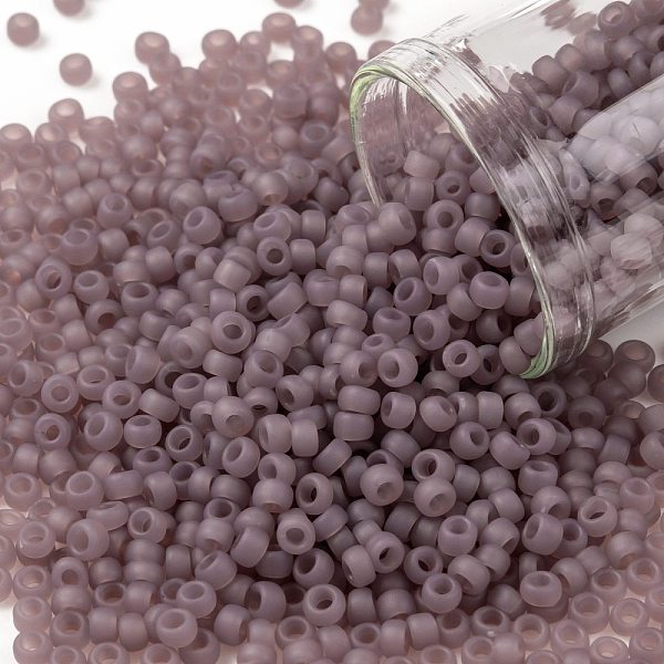 PandaHall TOHO Round Seed Beads, Japanese Seed Beads, Frosted, (151F) Ceylon Frost Grape Mist, 8/0, 3mm, Hole: 1mm, about 1110pcs/50g Glass..., Purple
PandaHall TOHO Round Seed Beads, Japanese Seed Beads, Frosted, (151F) Ceylon Frost Grape Mist, 8/0, 3mm, Hole: 1mm, about 1110pcs/50g Glass..., Purple