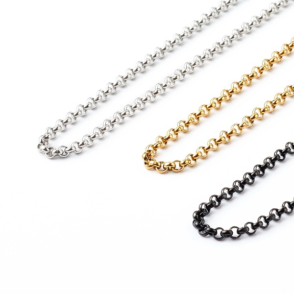 PandaHall 304 Stainless Steel Rolo Chain Necklaces Sets, Mixed Color, 18.11 inch(460mm), 3pcs/set 304 Stainless Steel
PandaHall 304 Stainless Steel Rolo Chain Necklaces Sets, Mixed Color, 18.11 inch(460mm), 3pcs/set 304 Stainless Steel