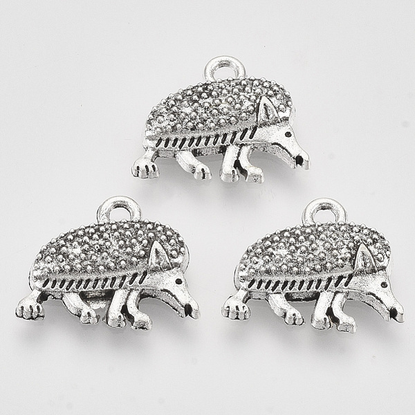 PandaHall Tibetan Style Alloy Pendants, Cadmium Free & Lead Free, Hedgehog, Antique Silver, 14.5x17.5x3.5mm, Hole: 1.8mm, about 465pcs/500g...
PandaHall Tibetan Style Alloy Pendants, Cadmium Free & Lead Free, Hedgehog, Antique Silver, 14.5x17.5x3.5mm, Hole: 1.8mm, about 465pcs/500g...