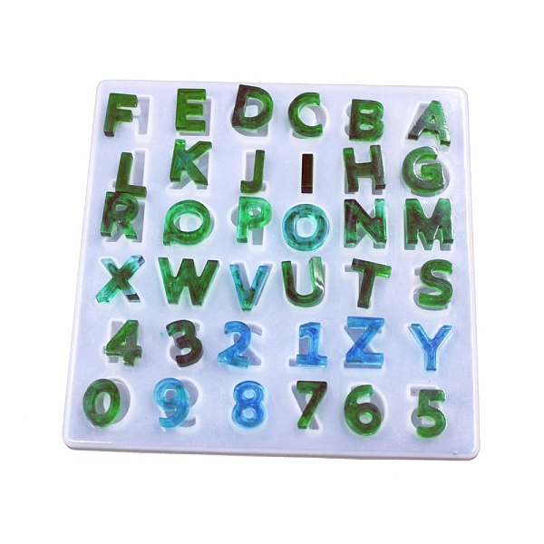 PandaHall Silicone Molds, Epoxy Resin Casting Molds, For UV Resin, DIY Jewelry Craft Making, Letter, White, 135x135x5.5mm, Inner Size...
PandaHall Silicone Molds, Epoxy Resin Casting Molds, For UV Resin, DIY Jewelry Craft Making, Letter, White, 135x135x5.5mm, Inner Size...
