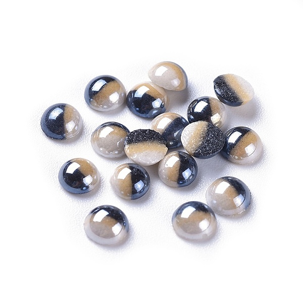 PandaHall Opaque Glass Cabochons, Stripe Pattern, Half Round, Colorful, 4~4.5x2mm Glass Half Round
PandaHall Opaque Glass Cabochons, Stripe Pattern, Half Round, Colorful, 4~4.5x2mm Glass Half Round