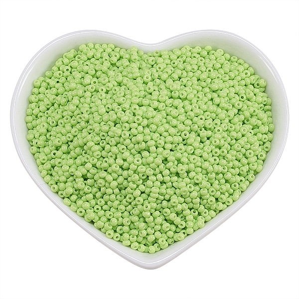 PandaHall Ornaland Glass Seed Beads, Grade A, Baking Varnish, Opaque Colours, Round, Lawn Green, 2x1.5mm, Hole: 0.7mm, about 11200pcs/bag...
PandaHall Ornaland Glass Seed Beads, Grade A, Baking Varnish, Opaque Colours, Round, Lawn Green, 2x1.5mm, Hole: 0.7mm, about 11200pcs/bag...