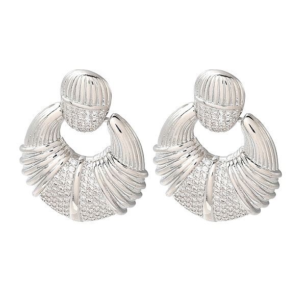 PandaHall Rack Plating Brass Micro Pave Cubic Zirconia Dangle Stud Earrings, Double Horn, Platinum, 31x24.5mm Cubic Zirconia Horn Clear
PandaHall Rack Plating Brass Micro Pave Cubic Zirconia Dangle Stud Earrings, Double Horn, Platinum, 31x24.5mm Cubic Zirconia Horn Clear