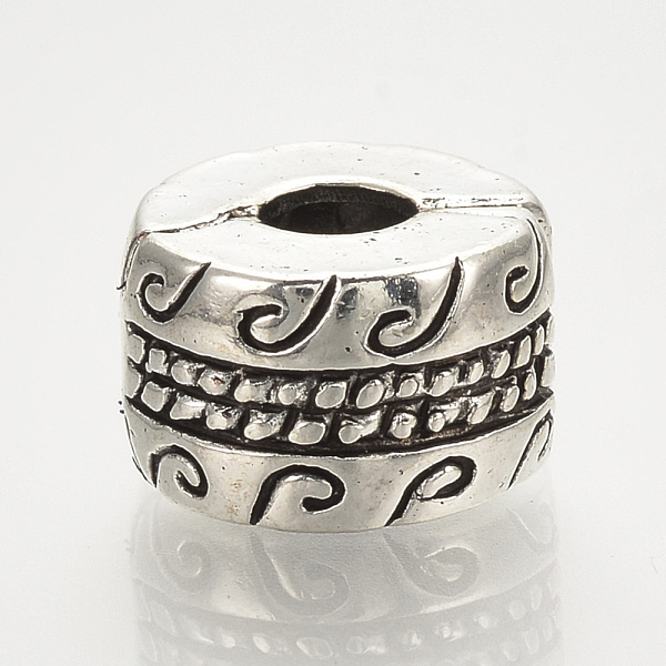 PandaHall Alloy European Style Clasps, Column, Antique Silver, 9x6mm, Hole: 3mm Alloy Column
PandaHall Alloy European Style Clasps, Column, Antique Silver, 9x6mm, Hole: 3mm Alloy Column