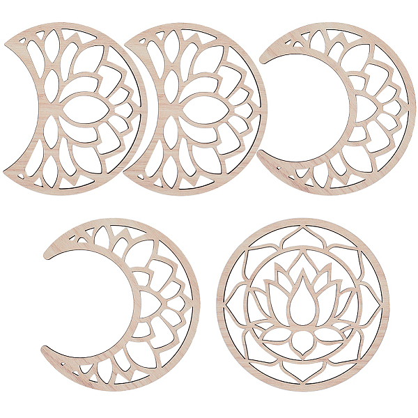 PandaHall CREATCABIN 5Pcs Wood Moon Wall Decorations Moon Phase Wall Decor Lotus Boho Hanging Wall Art Decor Set Aesthetic with Stickers for..., Pink
PandaHall CREATCABIN 5Pcs Wood Moon Wall Decorations Moon Phase Wall Decor Lotus Boho Hanging Wall Art Decor Set Aesthetic with Stickers for..., Pink