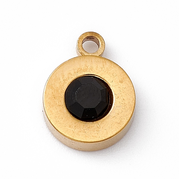 PandaHall 304 Stainless Steel Pendants, with Rhinestone, Flat Round, Jet, 10.5x8x3.5mm, Hole: 1.4mm Stainless Steel+Rhinestone Flat Round..., Black
PandaHall 304 Stainless Steel Pendants, with Rhinestone, Flat Round, Jet, 10.5x8x3.5mm, Hole: 1.4mm Stainless Steel+Rhinestone Flat Round..., Black