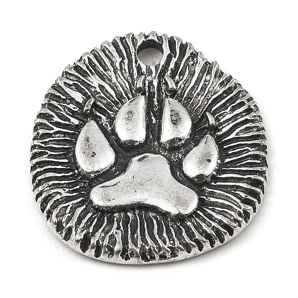 PandaHall Alloy Pendants, Flat Round, Personality Accessories, Paw Print, 20.5x18.5x2mm, Hole: 2mm Alloy Paw Print
PandaHall Alloy Pendants, Flat Round, Personality Accessories, Paw Print, 20.5x18.5x2mm, Hole: 2mm Alloy Paw Print