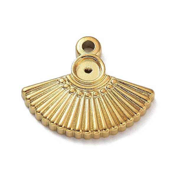PandaHall Ion Plating(IP) 304 Stainless Steel Pendant Cabochon Settings, Open Back Settings, Fan, Real 18K Gold Plated, Tray: 3.5mm...
PandaHall Ion Plating(IP) 304 Stainless Steel Pendant Cabochon Settings, Open Back Settings, Fan, Real 18K Gold Plated, Tray: 3.5mm...